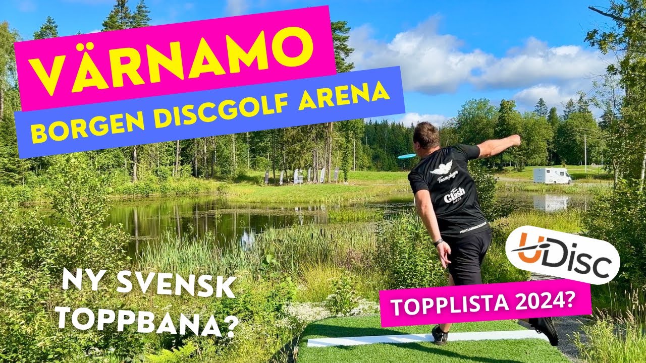 Testar nya VÄRNAMO Borgen Discgolf Arena - Kan jag slå mig in på Udisc topplista?