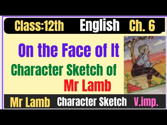 On the Face of It Character Analysis | LitCharts