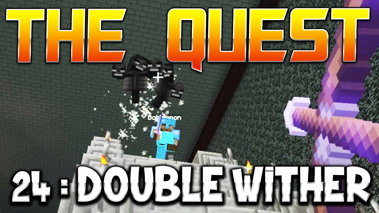 THE QUEST - Ep. 24 : DOUBLE WITHER ! - Fanta et Bob Minecraft Adventure pc remote