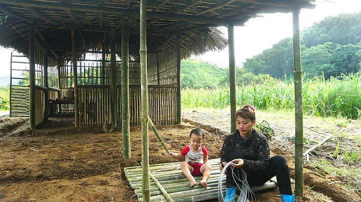 FULL VIDEO: 380 Days Start to Finish - Difficult Journey of a Single Mother Building a Bamboo House
