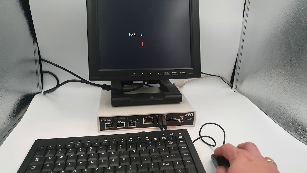 Color Maximite 2 Deluxe Edition USB mouse function test YouTube