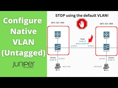 STOP using the Default! Configure a Native VLAN on Juniper