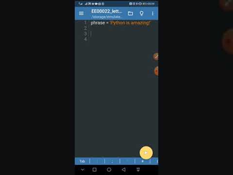 Python 🐍 on Android: How to Get the Occurrences of a Character in a String with count()