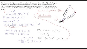 Vectors in Component Form - Expressing a Vector as the Sum of Two Other Vectors