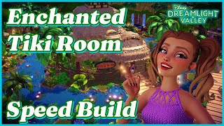Enchanted Tiki Room in Sunlit Plateau | Speed Build | Dreamlight Valley