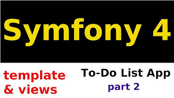 Move html template to Symfony - Symfony 4 CRUD tutorial