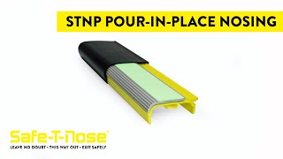 Stnp Pour-In-Place Stair Nosing Overview And Installation Safe-T-Nose