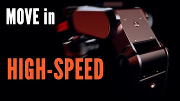 Move in HIGH SPEED - new  affordable 6-axis Camera Robot!