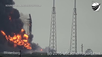 Raw Video: SpaceX Rocket Explodes