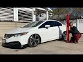 Turned This Bagged Civic CANDY RED | Wrapped In Paradox
