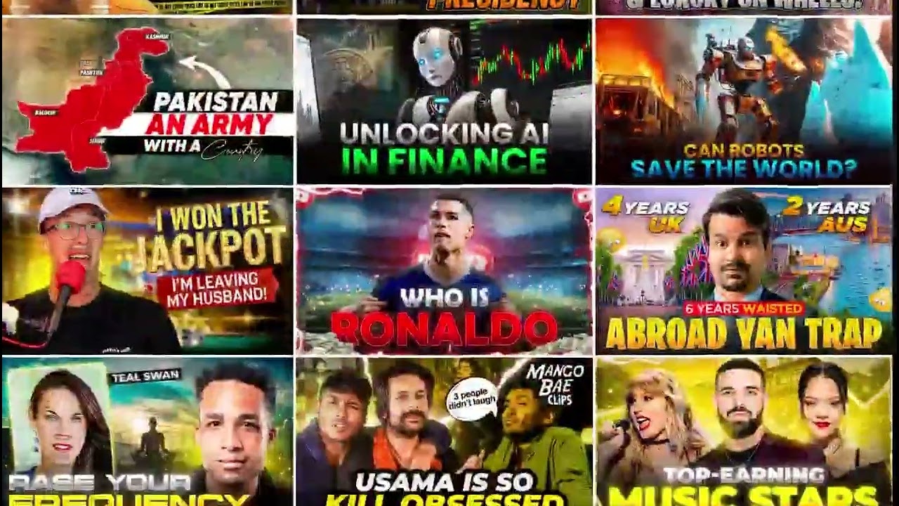 Thumbnail Design portfolio