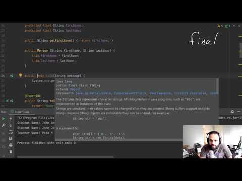 Inheritance Final class