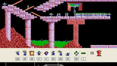 Lemmings Fun Level 25: Let