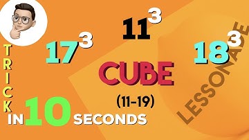 Cube Tricks | Cube of a two digit number starting with 1 | Cube Short Trick | Lessonade