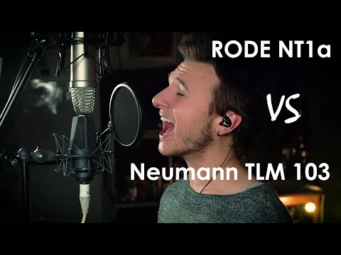 RODE NT1-A vs Neumann TLM 103  (Voiceover, Clean-Rock Vocals) Microphone Comparison