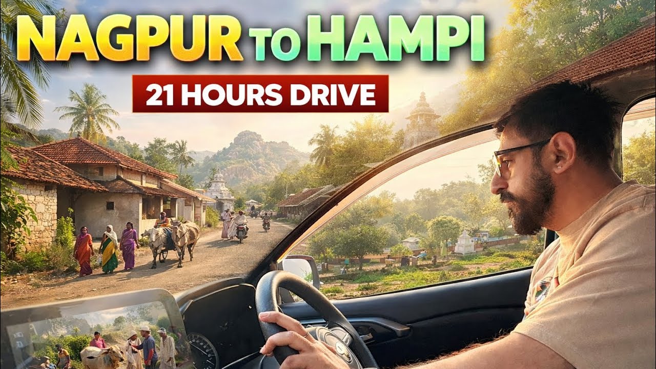 Chandigarh to South India by car | Part-3| Nagpur to Karnataka🚙#travel #roadtrip 