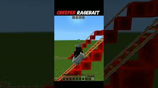 Creeper Ragebait 🤡🔥 #minecraft #shorts #trending
