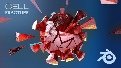 Cell Fracture: Break any geometry and explode them! #blender
