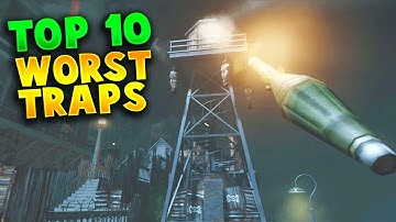 Top 10 WORST Traps in Treyarch Zombies