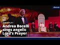 Andrea Bocelli sings angelic Lord’s Prayer for Pope Francis