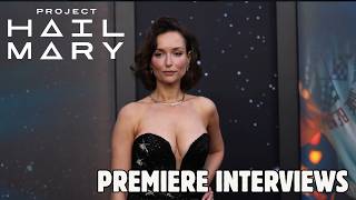 Project Hail Mary - New York Premiere Interviews | Ryan Gosling, Sandra Hüller & Cast Interviews
