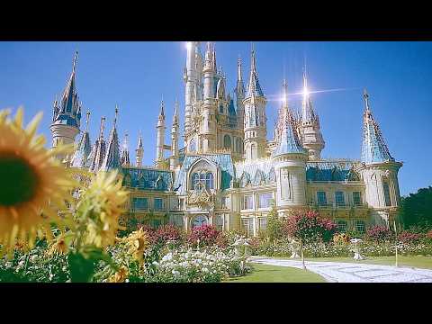 12 Fantasy Castles Through the Seasons | Flowers, Moonlight, Snow, and Magical Scenery（4K）