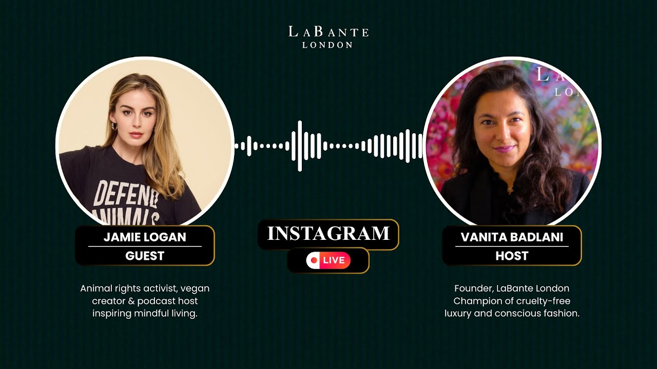 Activism, Vegan Fashion & Fighting for Change — Jamie Logan x LaBante London | IG Live Replay