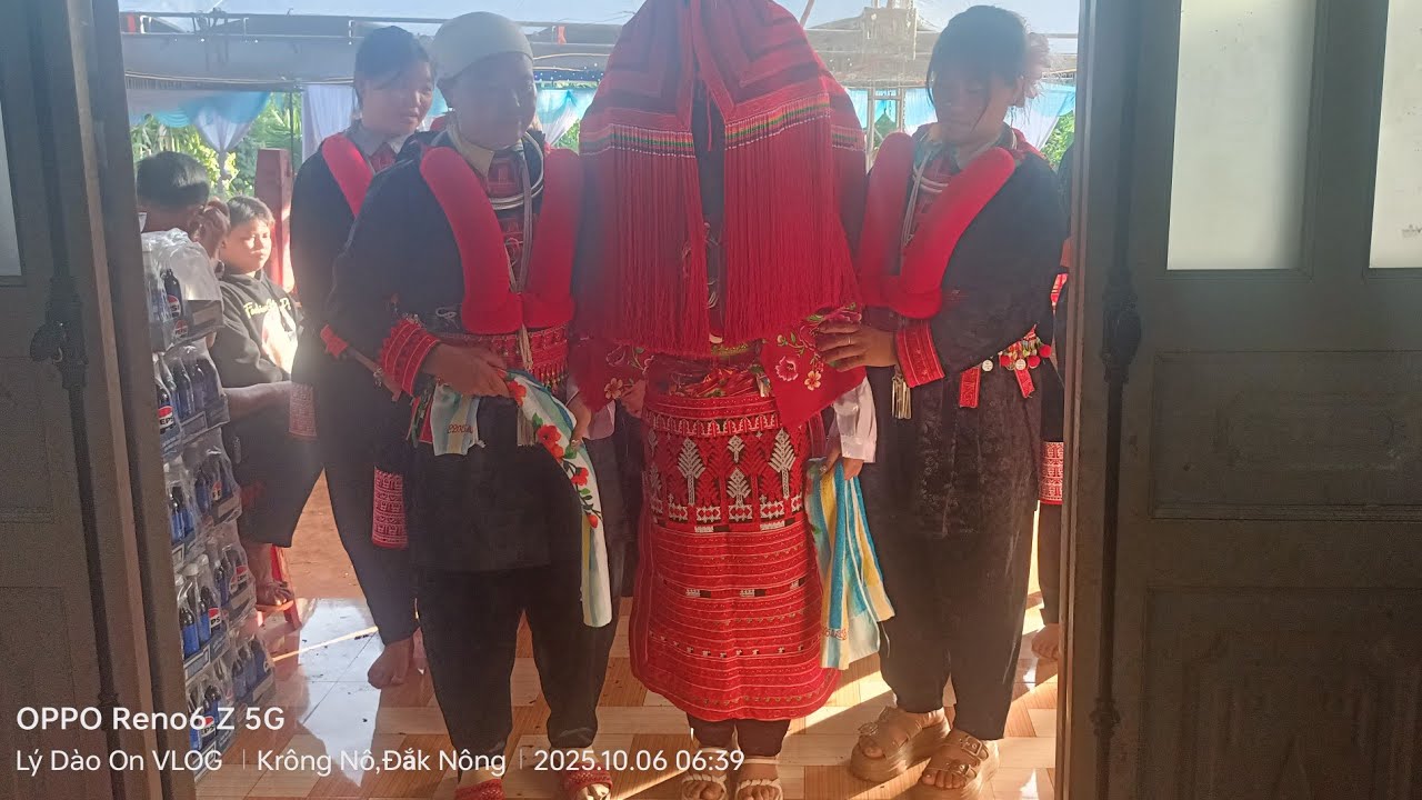 Đám cưới của hai bên thông gia người dao đỏ Đắk Na Xã Krông Nô Lâm Đồng 