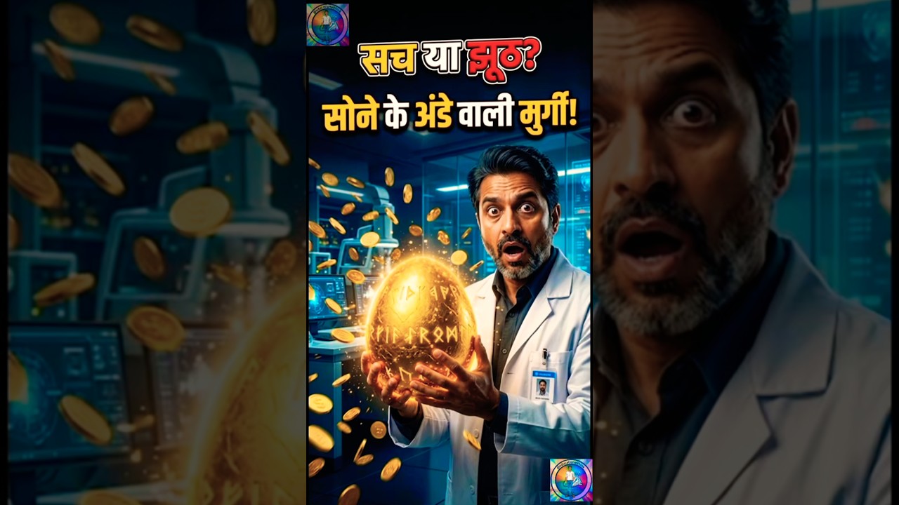 🥚✨ सोने के अंडे देने वाली मुर्गी का रहस्य! क्या यह सच था?  #youtubeshorts #shortsfeed #fact #shorts
