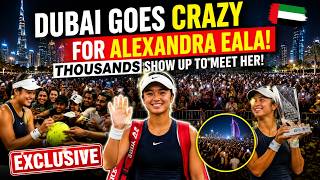 Alexandra Eala Receives a Hero’s Welcome in Dubai as Thousands of Fans Turn Out 🇵🇭🎾