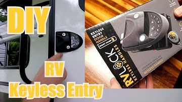 RVLock V4 Keyless Entry Door Handle Unboxing and Installation | DIY RV Security