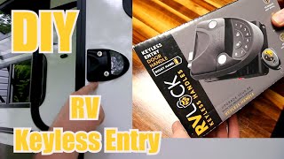 RVLock V4 Keyless Entry Door Handle Unboxing and Installation | DIY RV Security