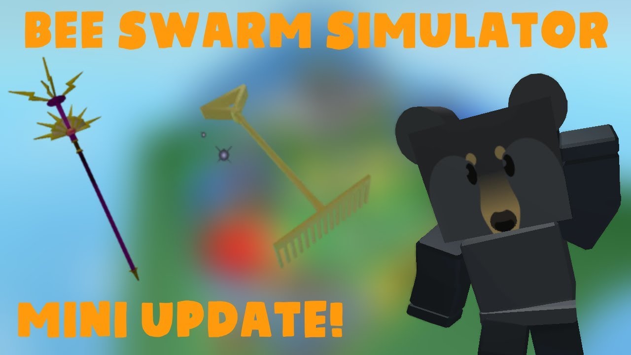 Roblox Bee Swarm Simulator Mini Update Golden Rake Spark Staff And More - todos los codigos de roblox bee swarm simulator 2019