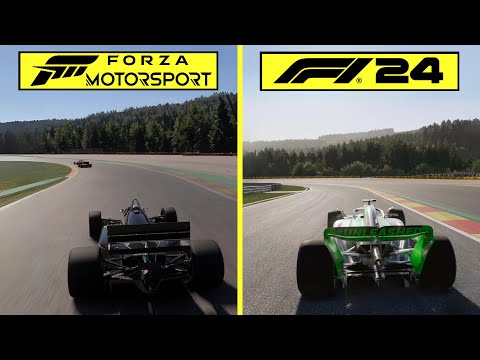 : F1 24 vs Forza Motorsport (2023) Early Graphics Comparison | Circuit de Spa-Francorchamps | RTX 4080