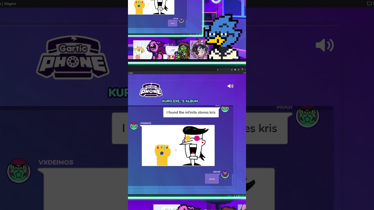 Spamton Got the Infinity Gauntlet 💀 | Gartic Phone Chaos