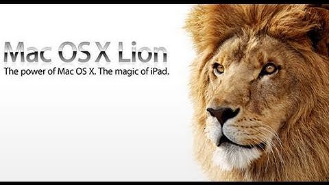 Prepare for Mac OS X Lion!