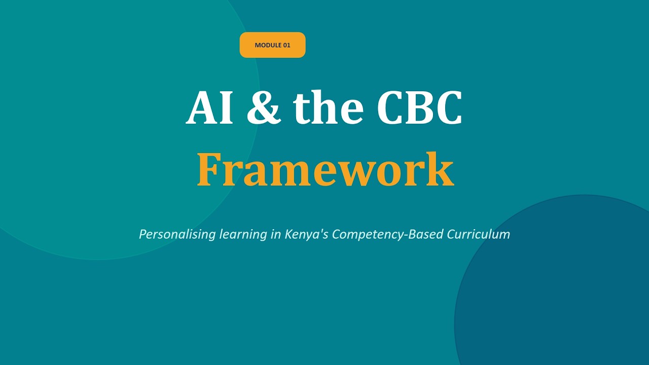 AI & the CBC Framework - YouTube