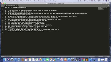 To Publish iOS app with in app purchase(IAP) *Requirements Part1