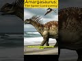 The Great Spine Debate of Amargasaurus Dinosaur #aianimations #dinosaur