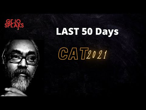 CAT 2021 : Last 50 days