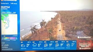 EAS EOM Tones And NOAA Weather Radio Clip on Accuweather Channel