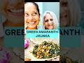 Amaranth leaves Zunka/Jhunka  #healthyfood #maharashtrianfood #food #recipe #healthyeating