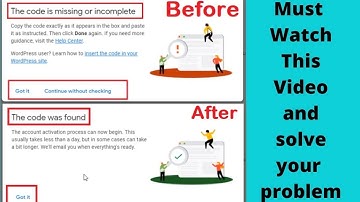 the code is missing or incomplete || adsense code missing error solution || adsense code error