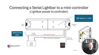How to connect a Federal Signal Allegiant lightbar to a minicontroller