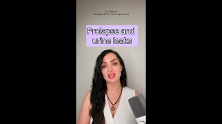 Why pelvic organ prolapse causes urine leaks / Everything you need to know.