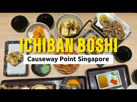 Ichiban Boshi Causeway Point - Amazing Japanese Food in SG 🇯🇵