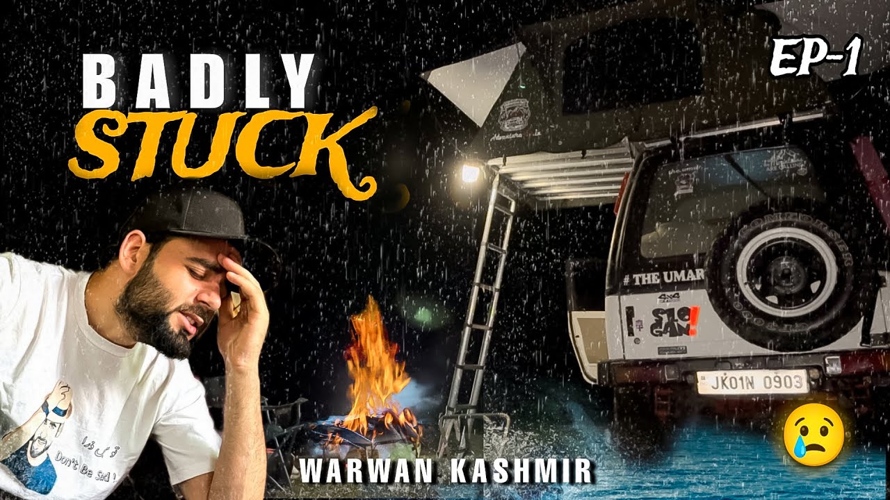 Night Camping in Car First Time In Warwan Valley || Badly Stuck || The Umar