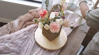 Small Basket Flower Arrangement - Hanako Floral Studio