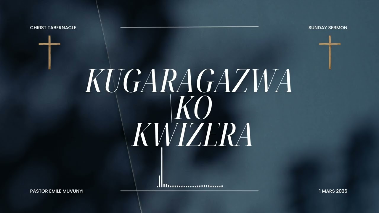 Kugaragazwa ko kwizera - Ikibwiriza cyo kuwa 3 Werurwe 2026