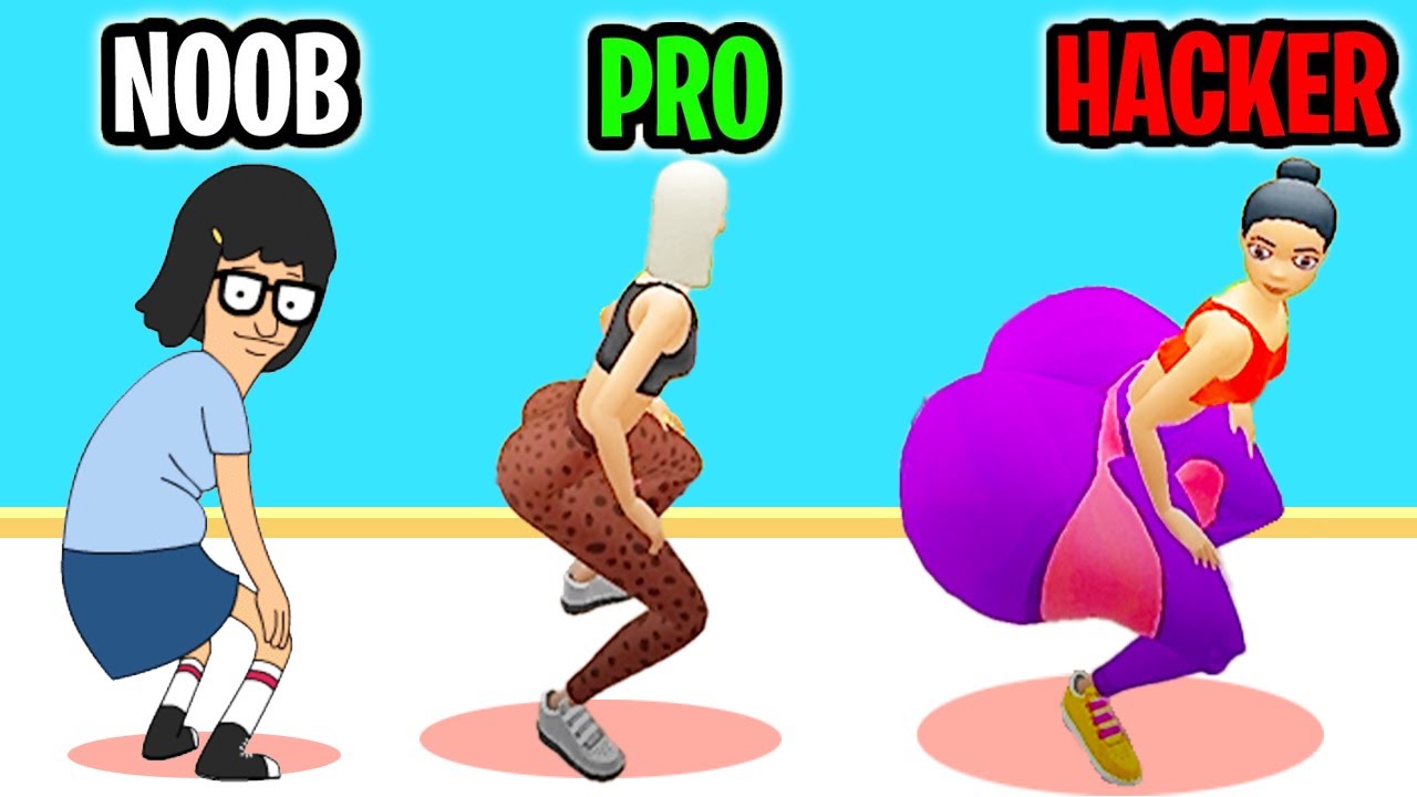 Twerk Race 3d Noob Vs Pro Vs Hacker Best Game Ios Android All Level Gameplay Walkthrough